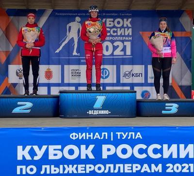 Рязанская лыжница завоевала награды финала Кубка России по лыжероллерам
